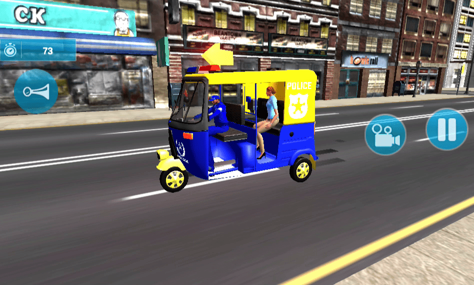 Police Auto Rickshaw Screenshot 12