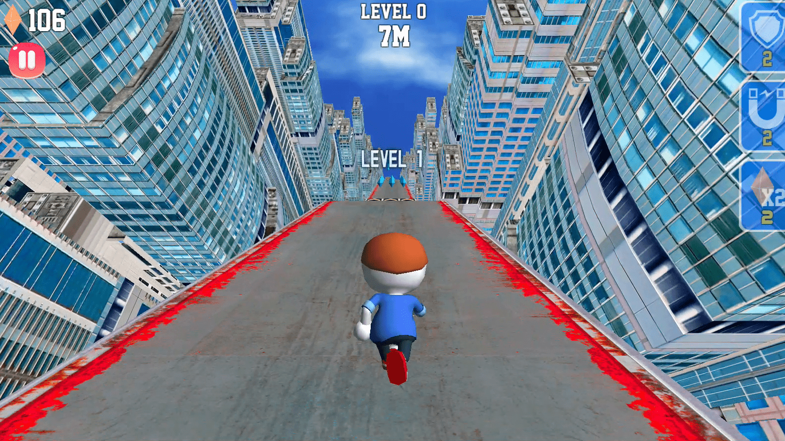 Crazy Runner In City Screenshot 2