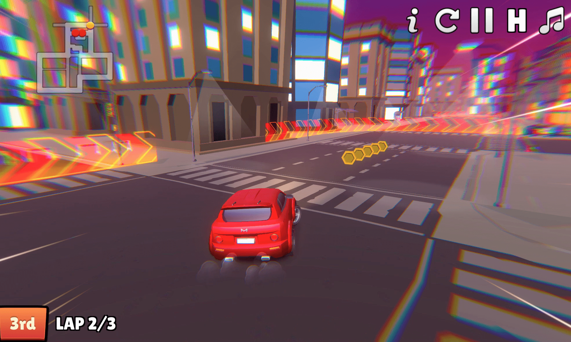 2 Player Police Racing Screenshot 2