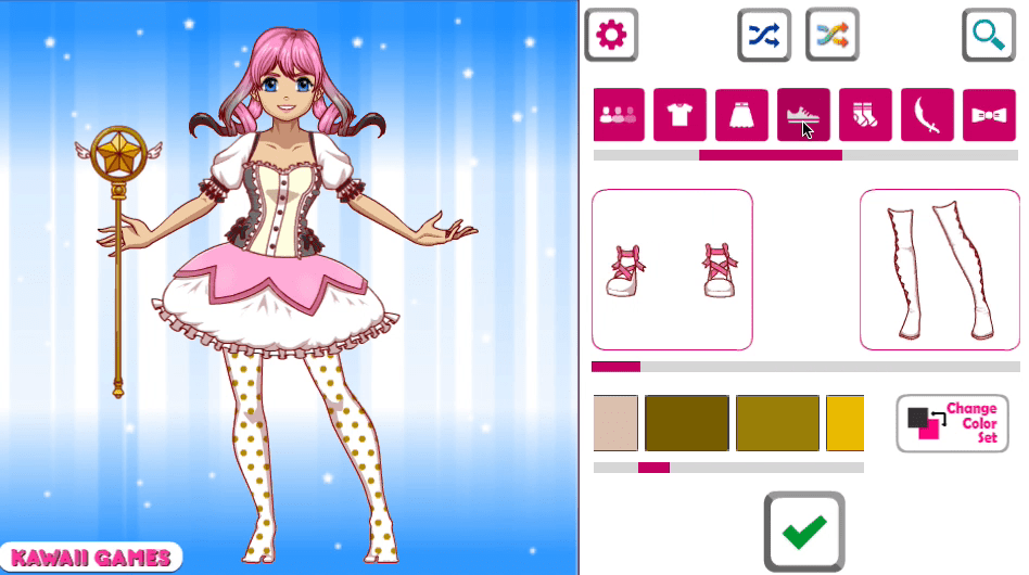 Kawaii Games - Kawaii Magical Girl Dress Up Game (Exclusive Game) Play  online here:  game Download it on Google Play