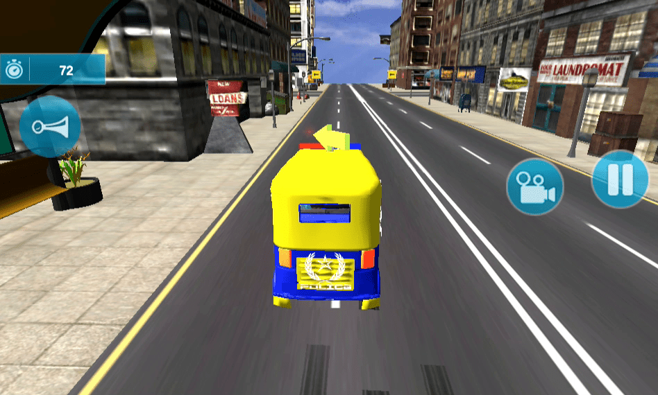 Police Auto Rickshaw Screenshot 2