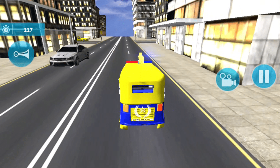 Police Auto Rickshaw Screenshot 8